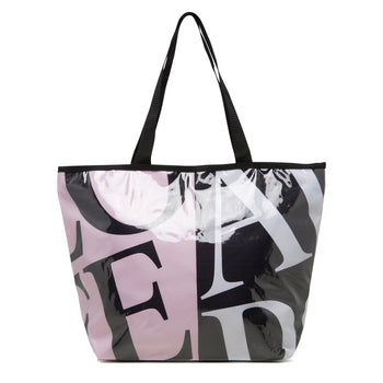 Borsa da mare rosa e nera Lora Ferres, Borse e accessori Donna, SKU b516000056, Immagine 0